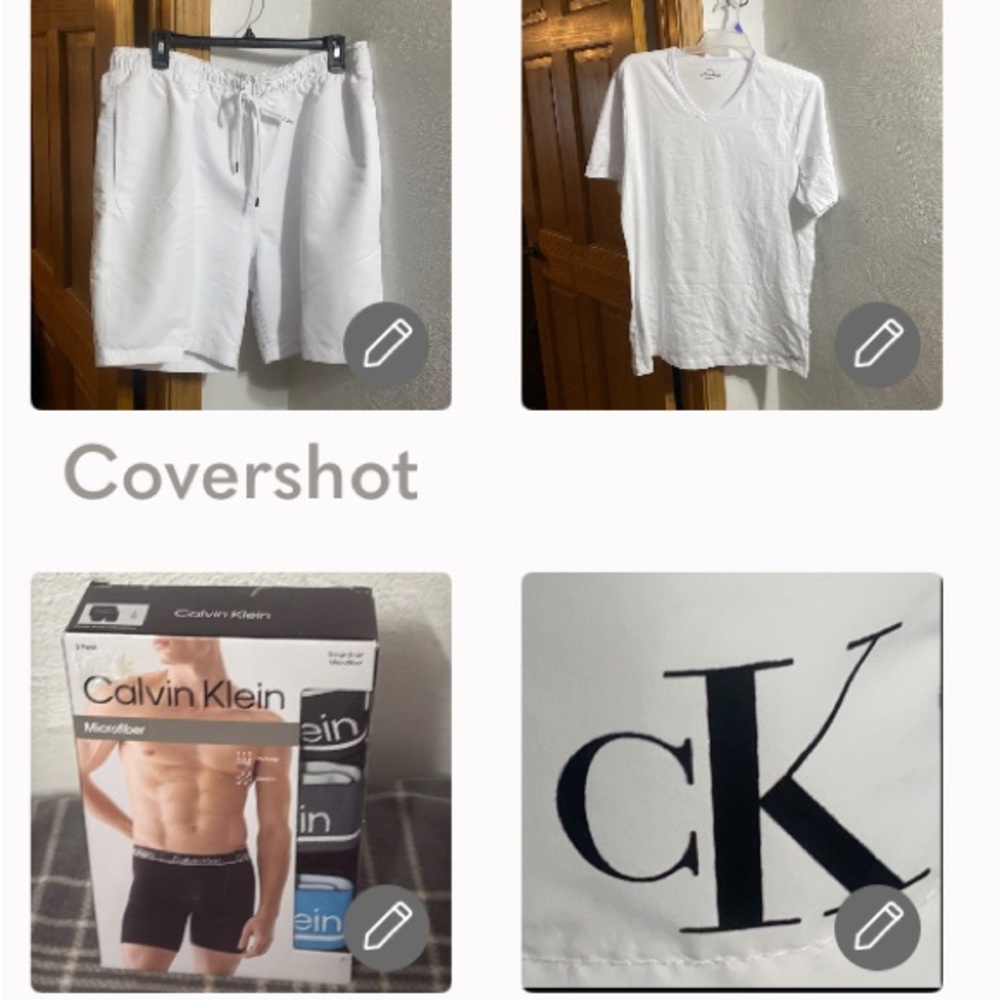 Calvin Klein swimwear lined w 3 pockets XL+tee 2X+CK Boxers🩳szL 3pair NIB